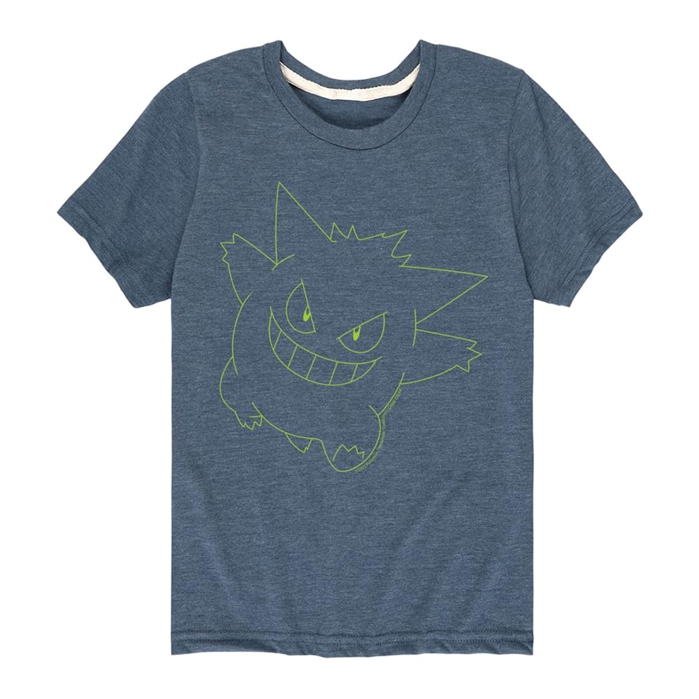 Amazon.com: HYBRID APPAREL - Pokémon - Gengar Neon - Youth